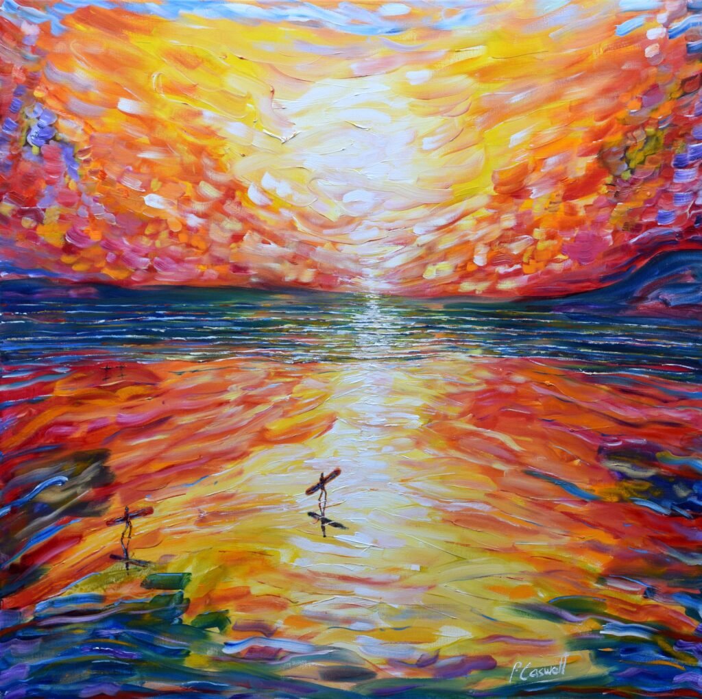 Spiritual Love & Surfing at my local beach at sunset