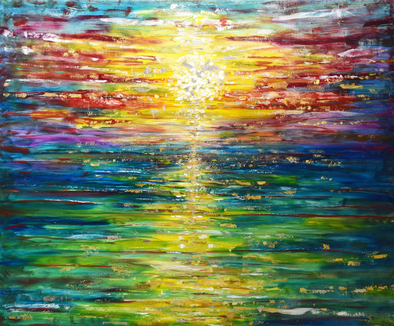 Spiritual Sunset Painting Art