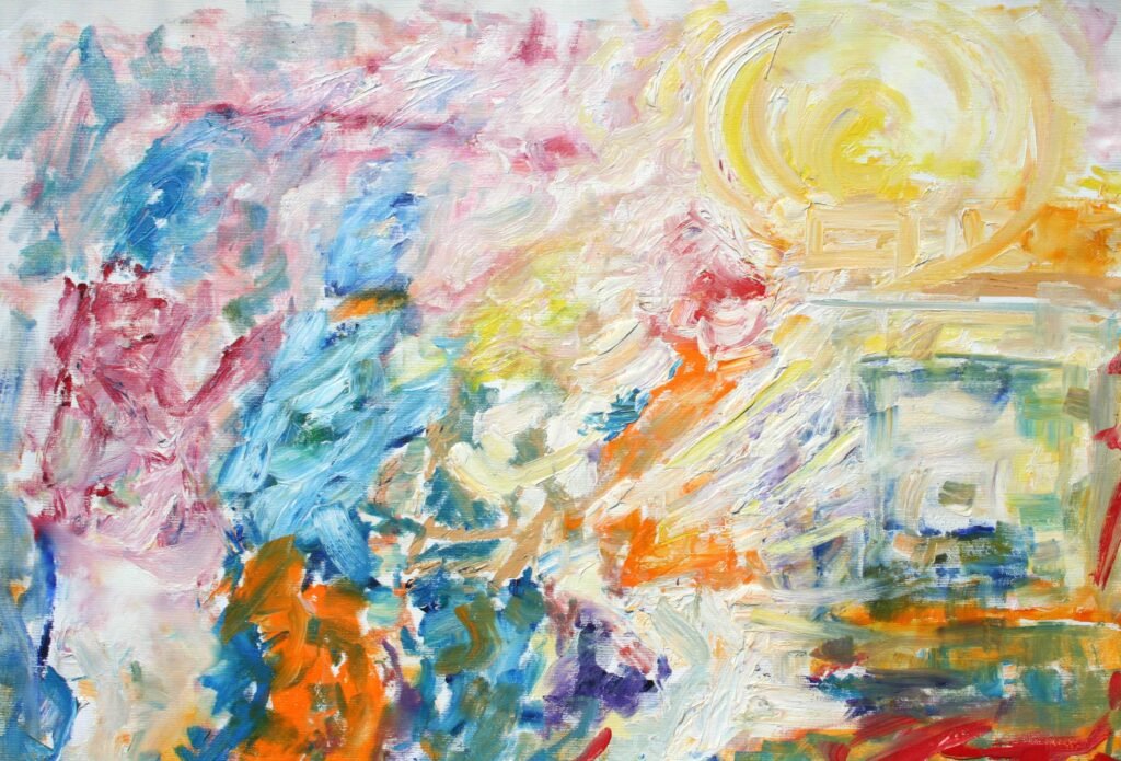 Surrender to Direct Access of Light Energy Painting